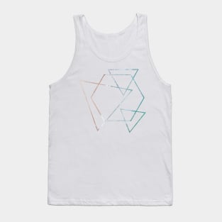 Beach Split Abstract Tank Top